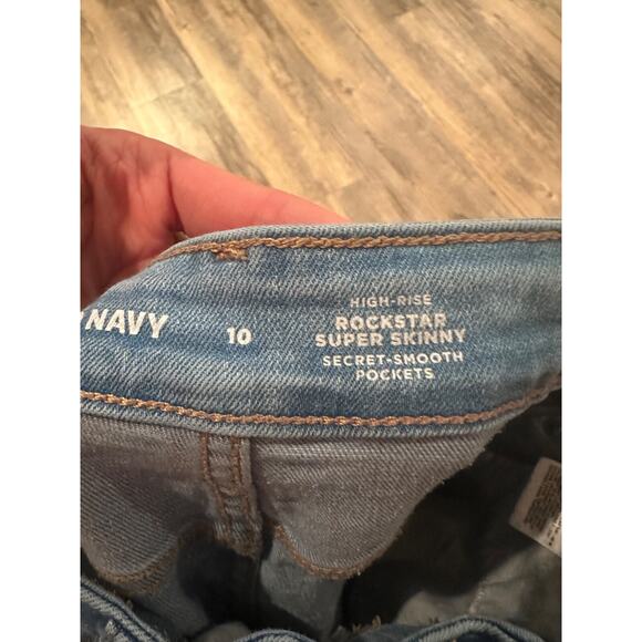 2 Old Navy Women's Rockstar Super Skinny Jeans High Rise 10 Secret Smooth Pocket - Picture 8 of 16